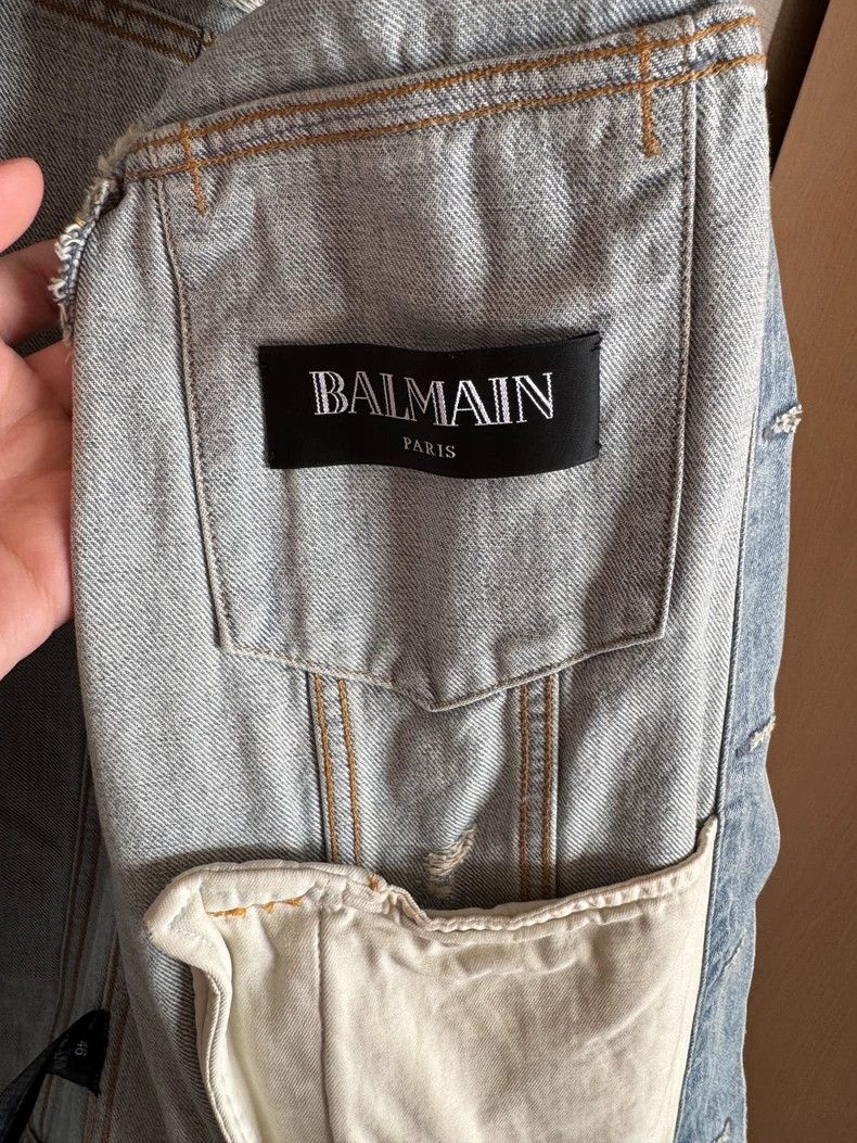 Balmain Balmain Denim Vest for Stylish Casual Wear Size US M / EU 48-50 / 2 - 6 Thumbnail