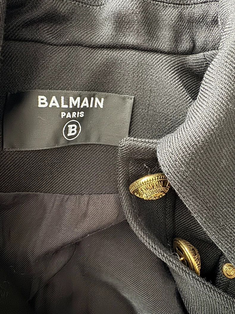 Balmain Balmain Black Gold Button Jacket Size US S / EU 44-46 / 1 - 2 Thumbnail