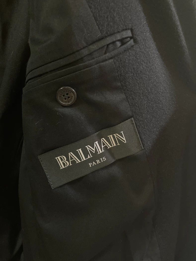 Balmain Balmain Velvet Blazer with Silver Buttons Size US XL / EU 56 / 4 - 5 Thumbnail