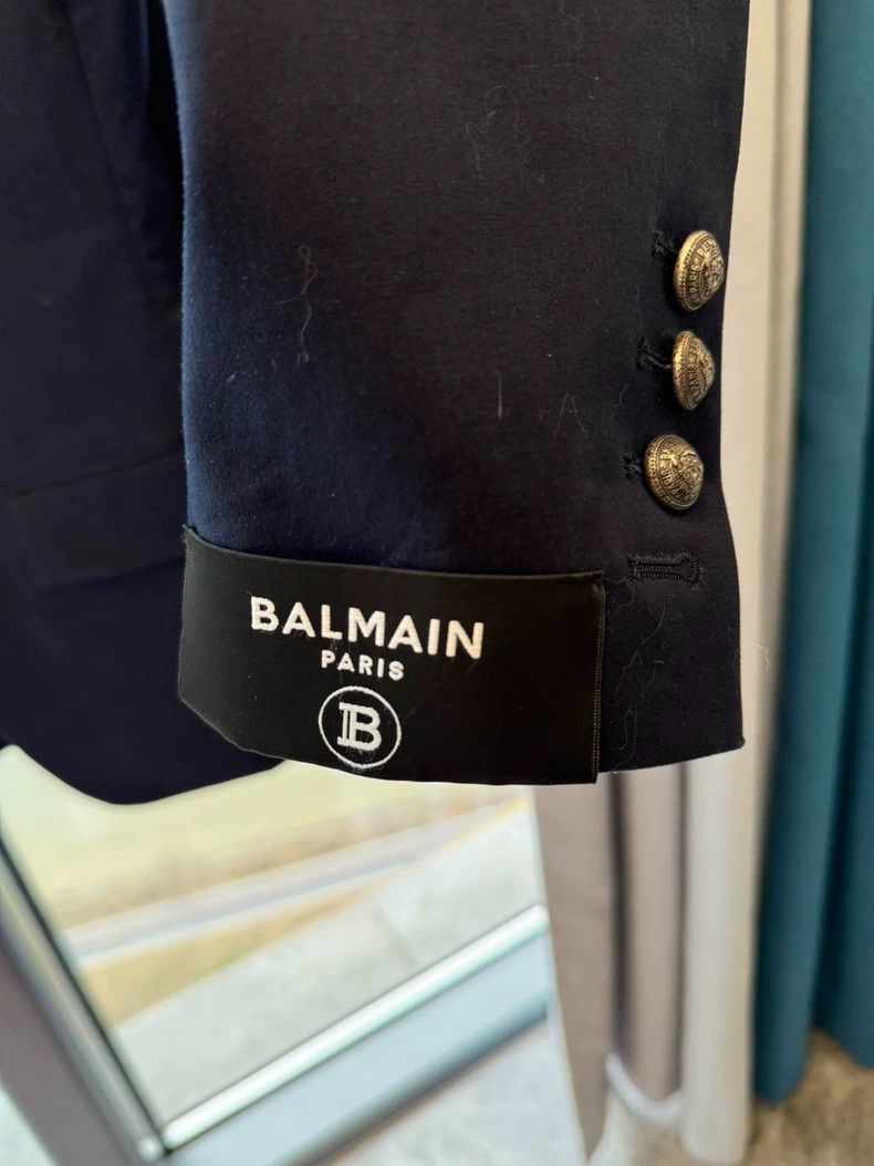 Balmain Men's Balmain Blazer Coat Size US M / EU 48-50 / 2 - 2 Thumbnail