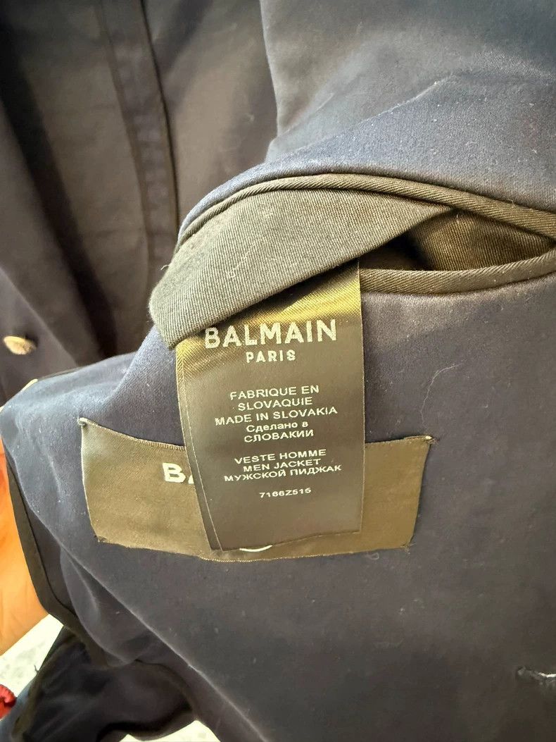 Balmain Men's Balmain Blazer Coat Size US M / EU 48-50 / 2 - 4 Thumbnail