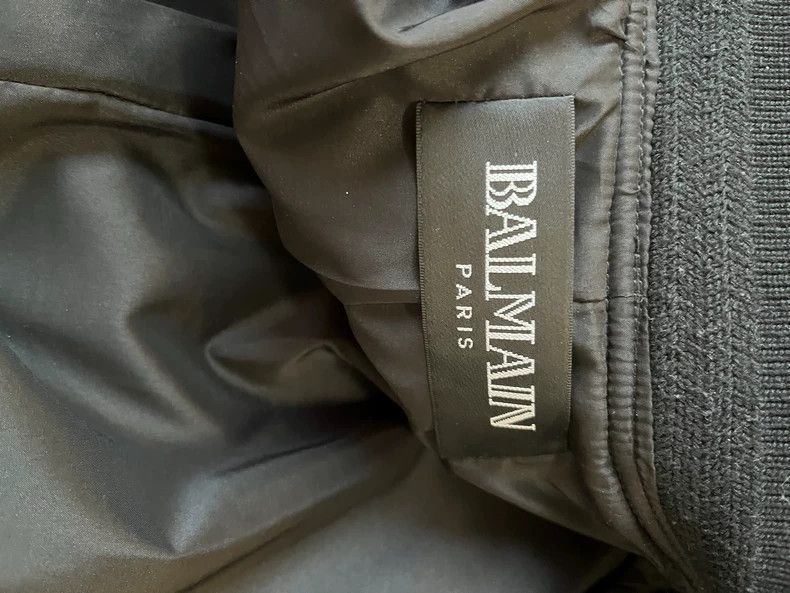 Balmain Balmain Velvet Leather Sleeve Men's Jacket Size US M / EU 48-50 / 2 - 3 Thumbnail