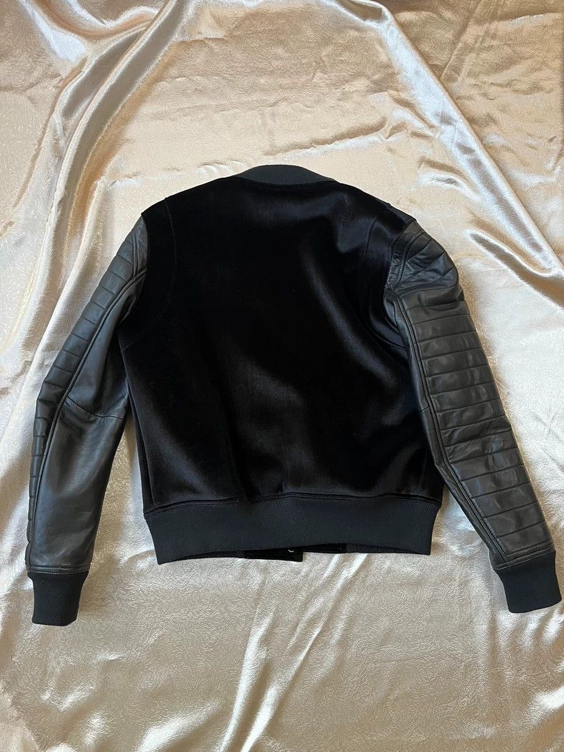Balmain Balmain Velvet Leather Sleeve Men's Jacket Size US M / EU 48-50 / 2 - 2 Thumbnail