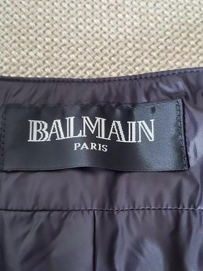 Balmain Balmain Quilted Down Jacket with Gold Accents Size US S / EU 44-46 / 1 - 6 Thumbnail