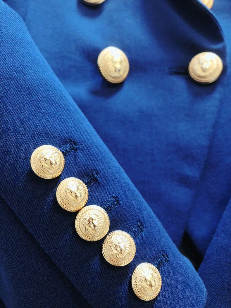 Balmain Classic Blue Double-Breasted Balmain Suit Size US M / EU 48-50 / 2 - 6 Thumbnail