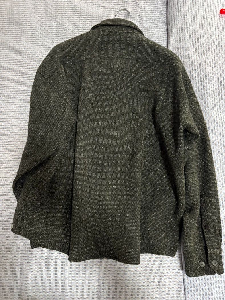 Visvim Visvim Lumber Tweed Shirt in Black Size US M / EU 48-50 / 2 - 2 Thumbnail