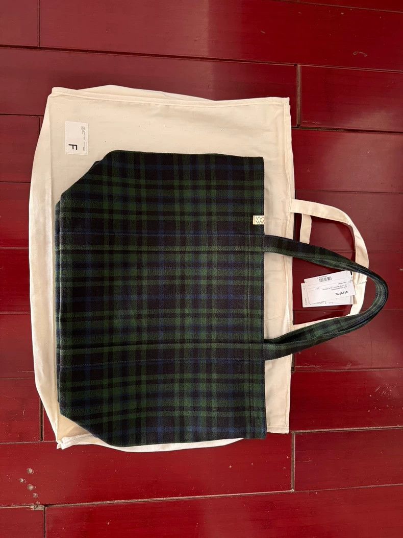 Visvim VISVIM UT.TOTE Buffalo Check Tote Bag Size ONE SIZE - 3 Thumbnail