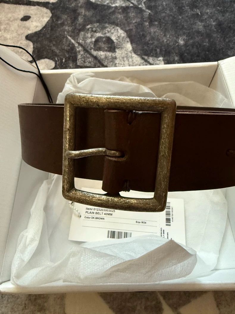 Visvim visvim 23ss Plain Belt Dkbrown Size ONE SIZE - 2 Thumbnail