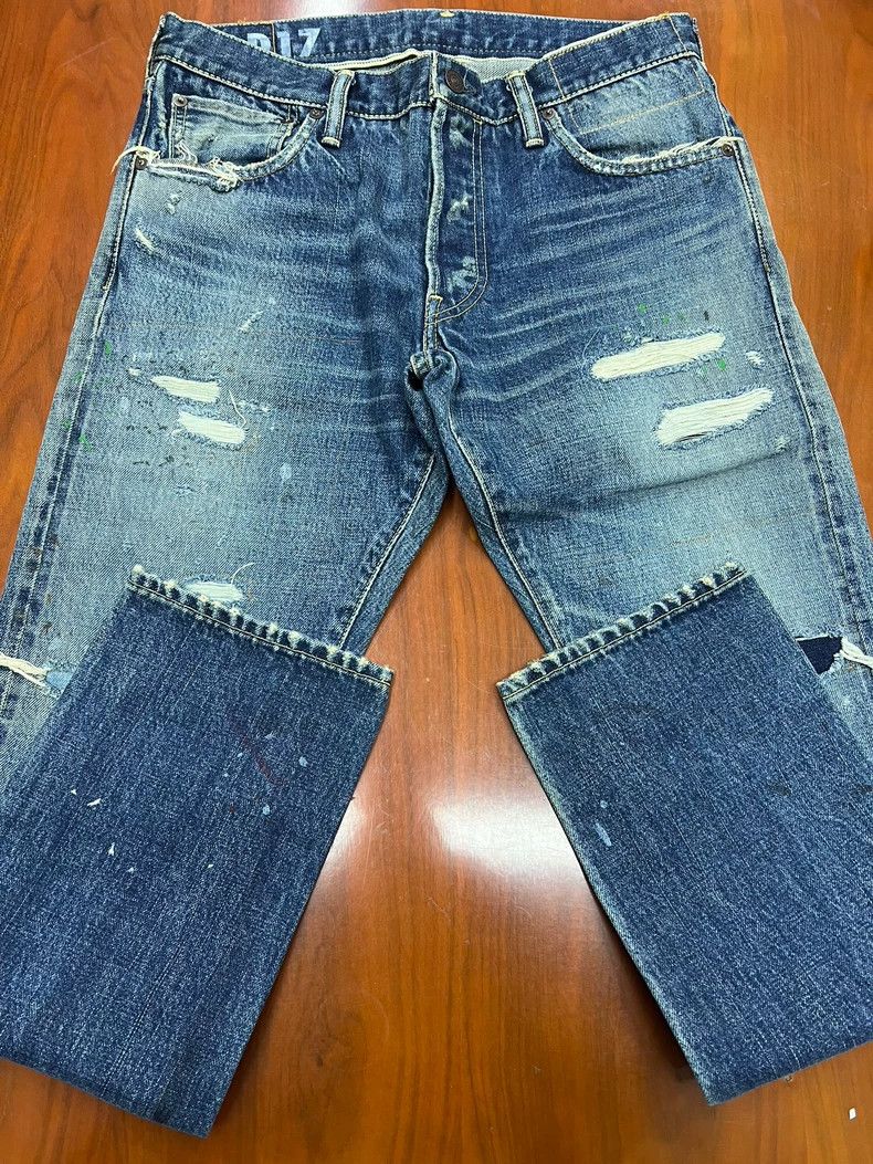 Visvim VISVIM Damaged-17 Distressed Denim Pants Size US 34 / EU 50 - 2 Thumbnail