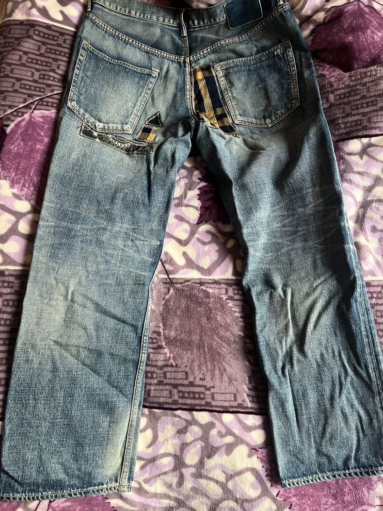Visvim VISVIM Damaged Patch Denim Pants Size 38 Size US 38 / EU 54 - 6 Thumbnail