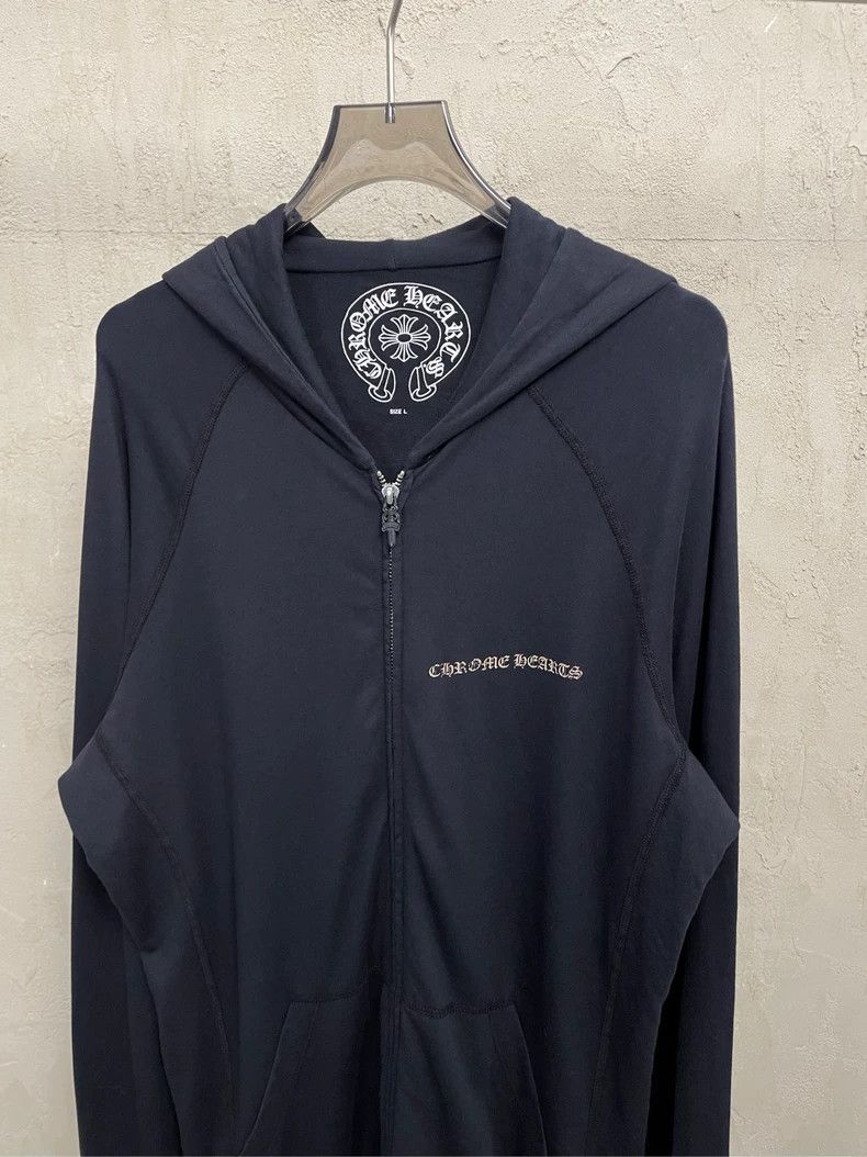 Chrome Hearts Chrome Hearts Vintage Black Zip Hoodie Size US L / EU 52-54 / 3 - 3 Thumbnail