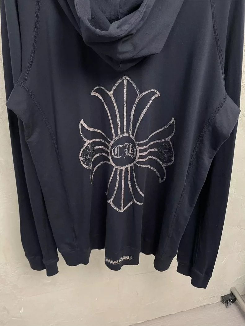Chrome Hearts Vintage Chrome Hearts Black Zip Hoodie Size US L / EU 52-54 / 3 - 6 Thumbnail