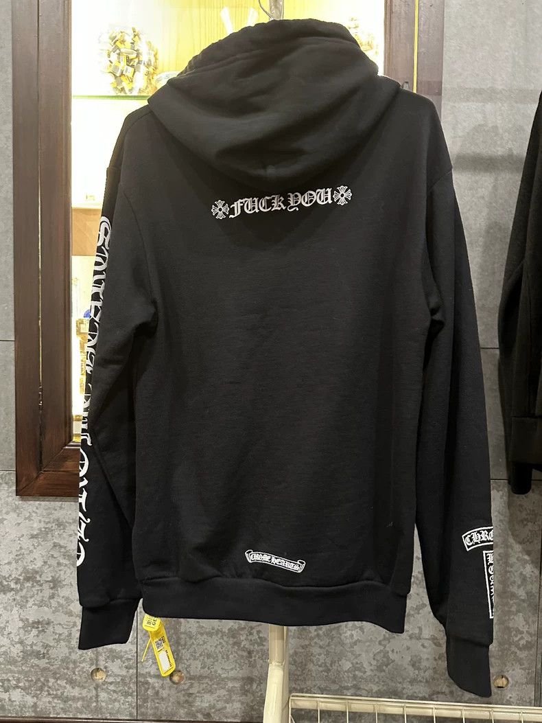 Chrome Hearts Classic Black Hoodie with Unique Design Size US M / EU 48-50 / 2 - 2 Thumbnail