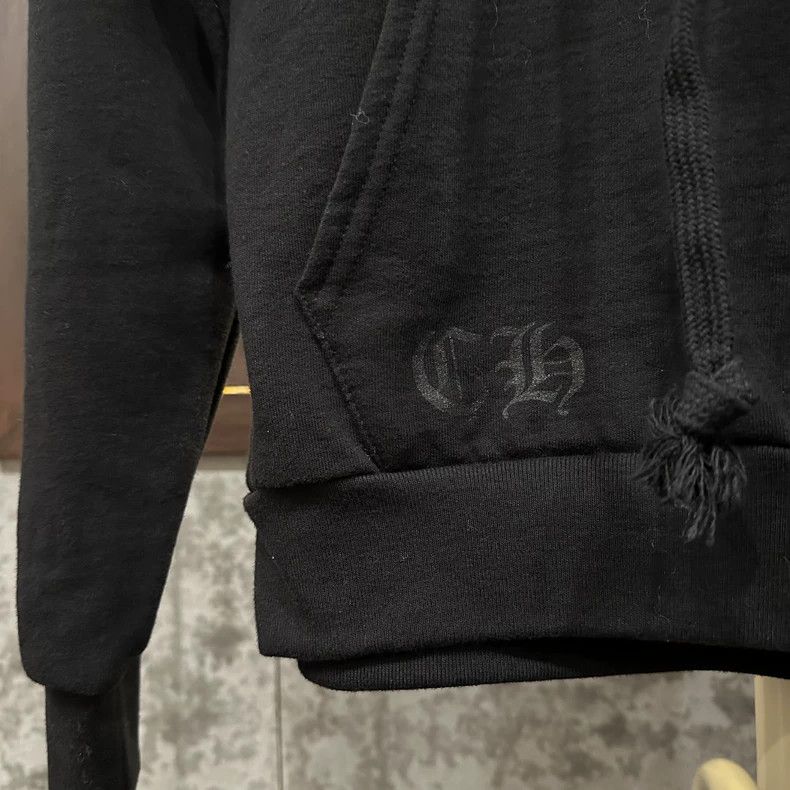 Chrome Hearts Classic Black Hoodie with Unique Design Size US M / EU 48-50 / 2 - 3 Thumbnail