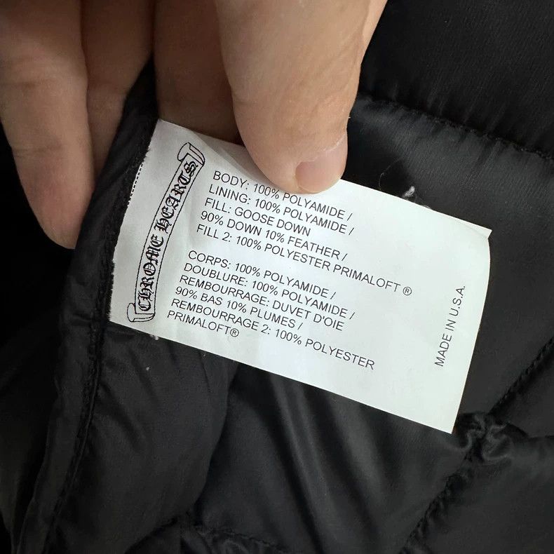 Chrome Hearts Chrome Hearts Black Puffer Vest Size US M / EU 48-50 / 2 - 5 Thumbnail