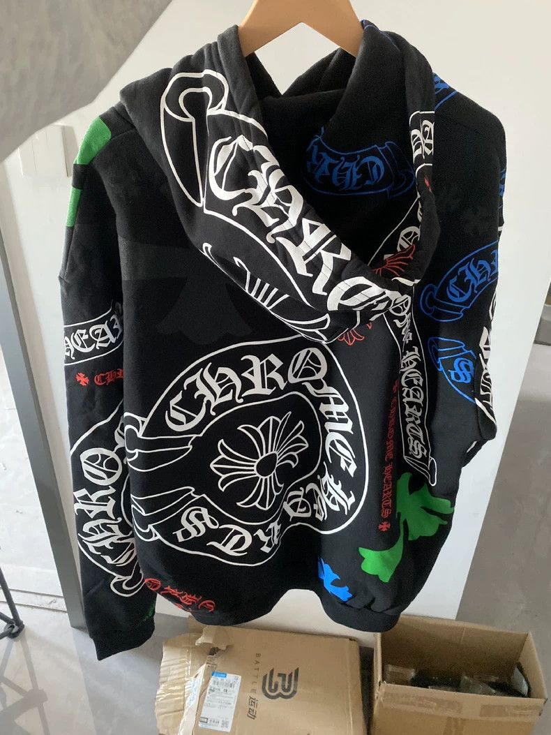 Chrome Hearts Chrome Hearts Black Logo Sweatshirt XL Size US XL / EU 56 / 4 - 2 Thumbnail