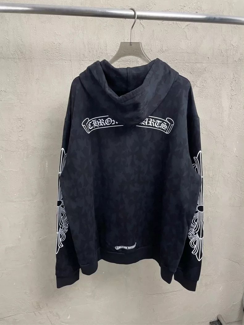 Chrome Hearts Chrome Hearts Black Hooded Sweatshirt Size US L / EU 52-54 / 3 - 6 Thumbnail