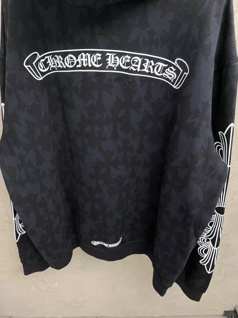 Chrome Hearts Chrome Hearts Black Hooded Sweatshirt Size US L / EU 52-54 / 3 - 7 Thumbnail