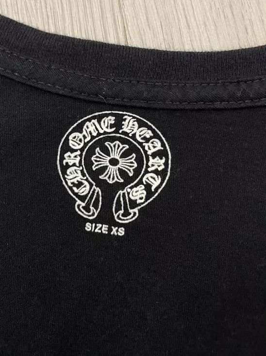 Chrome Hearts Vintage Chrome Hearts Deep V Neck T-Shirt Size US XS / EU 42 / 0 - 5 Thumbnail