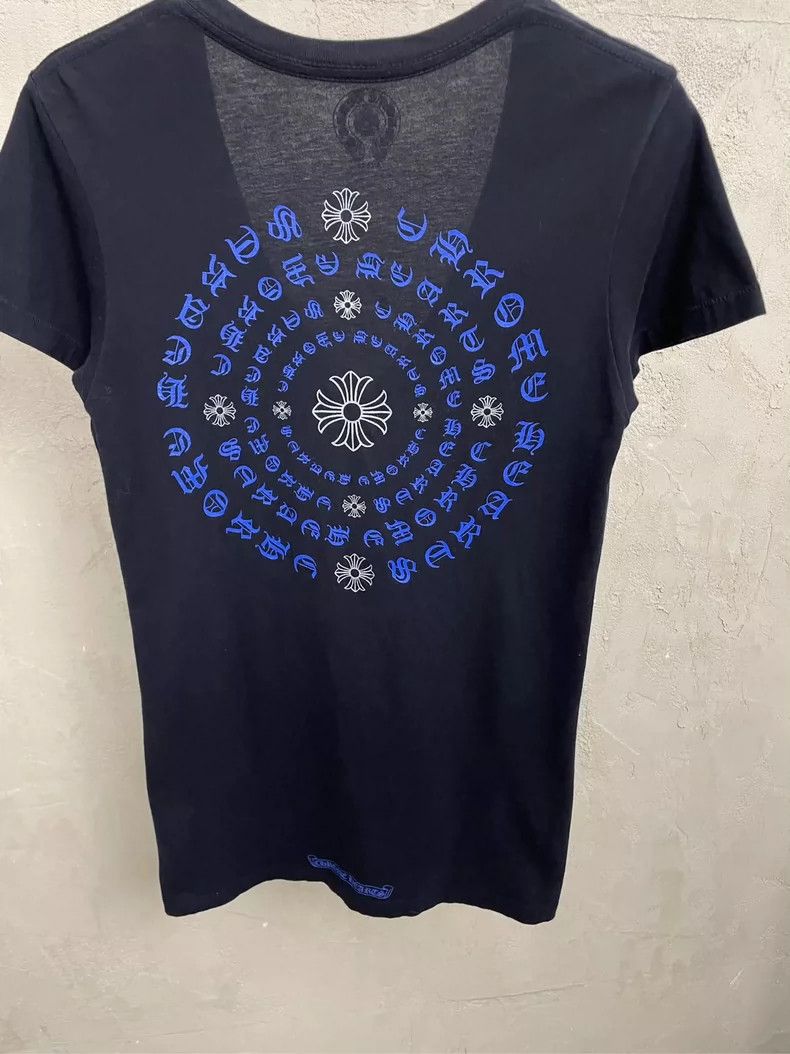 Chrome Hearts Vintage Chrome Hearts Deep V Neck T-Shirt Size US XS / EU 42 / 0 - 4 Thumbnail