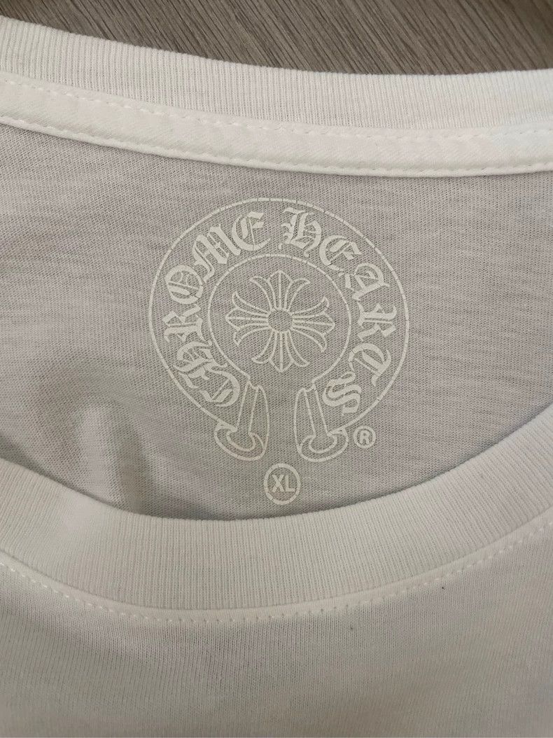 Chrome Hearts Chrome Hearts Long Sleeve White T-Shirt Size US XL / EU 56 / 4 - 7 Thumbnail