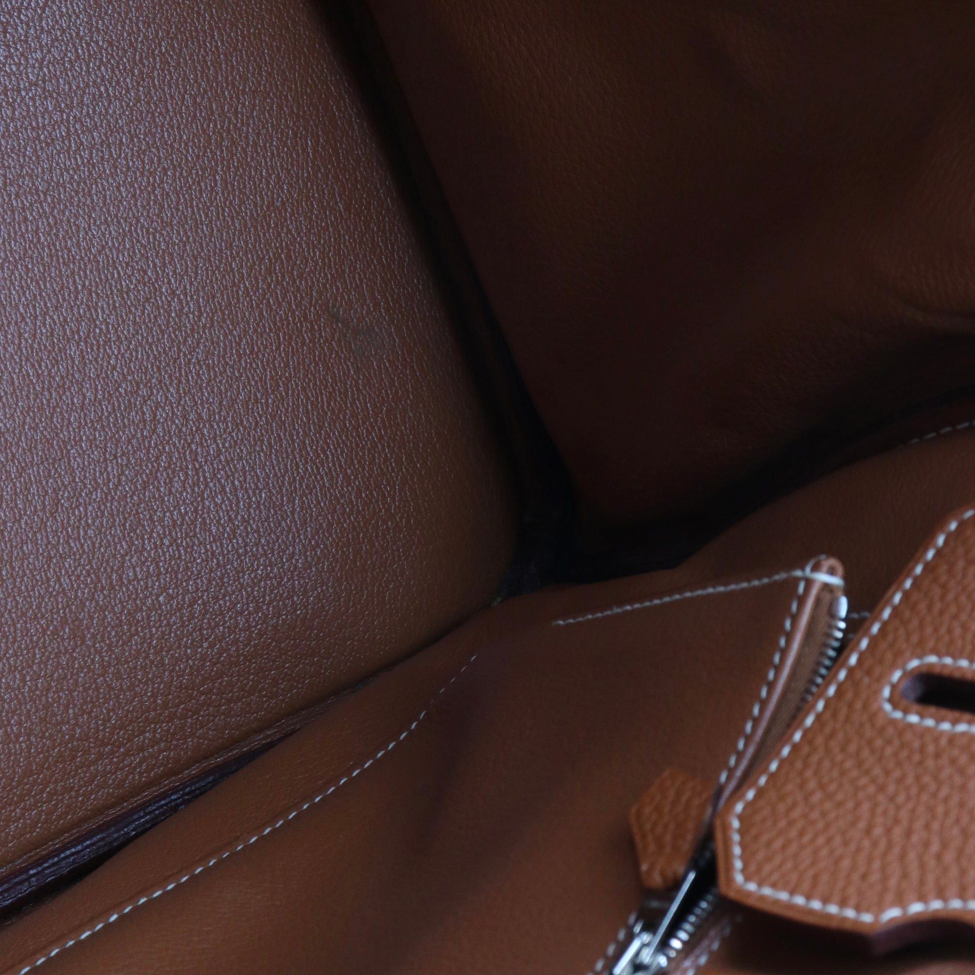 Hermes HERMÈS - Hermès Birkin 35 handbag in gold togo leather Size ONE SIZE - 12 Thumbnail