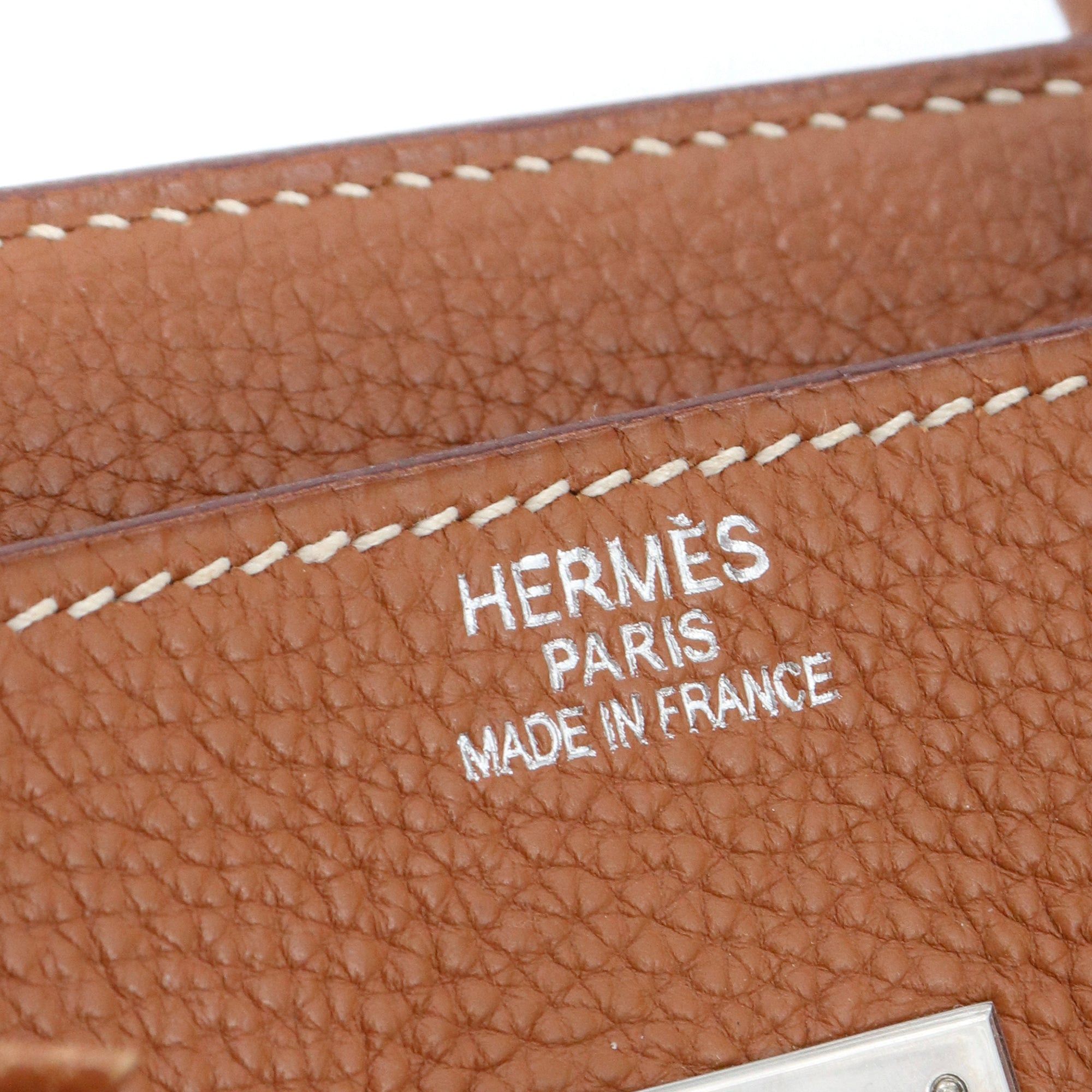 Hermes HERMÈS - Hermès Birkin 35 handbag in gold togo leather Size ONE SIZE - 9 Thumbnail