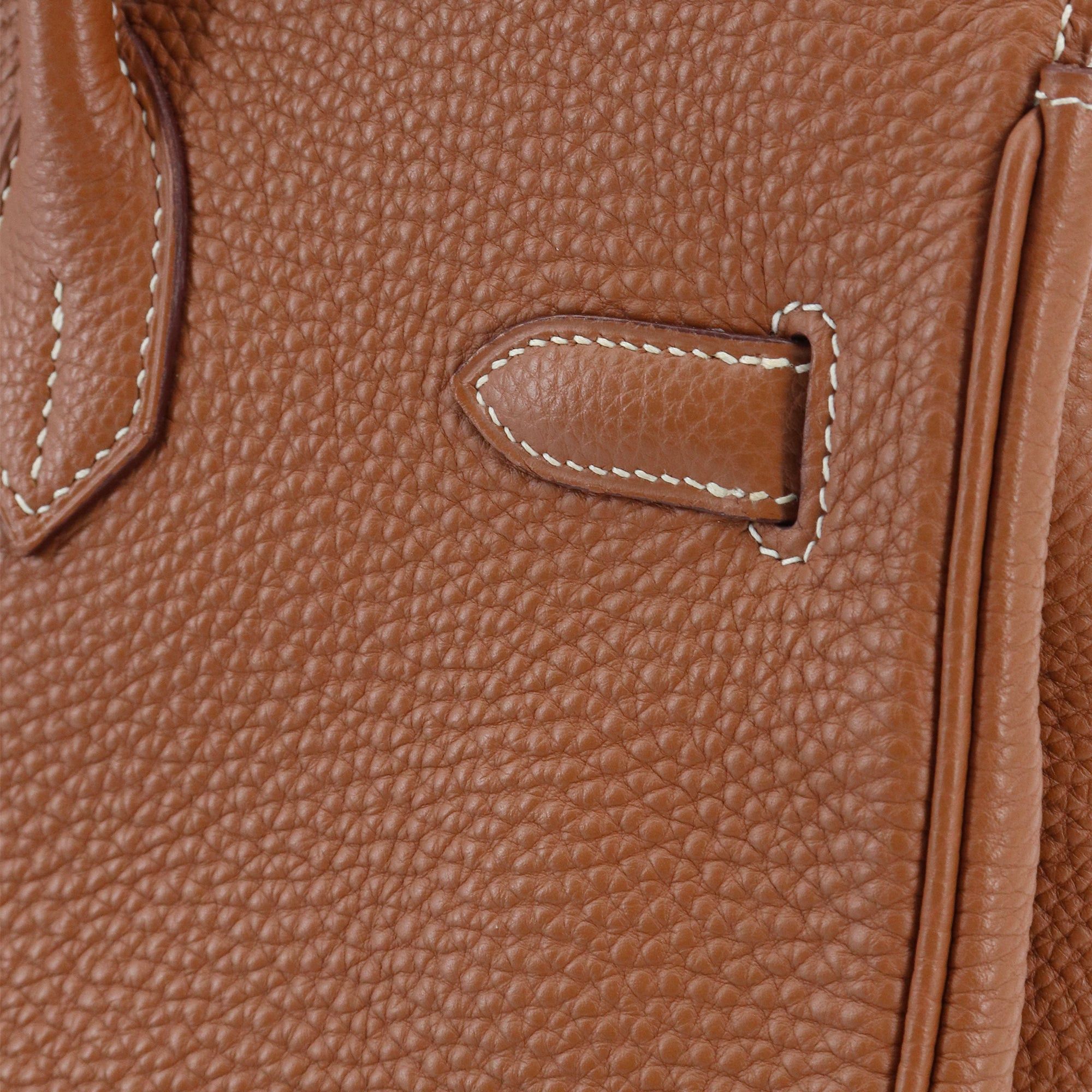 Hermes HERMÈS - Hermès Birkin 35 handbag in gold togo leather Size ONE SIZE - 7 Thumbnail