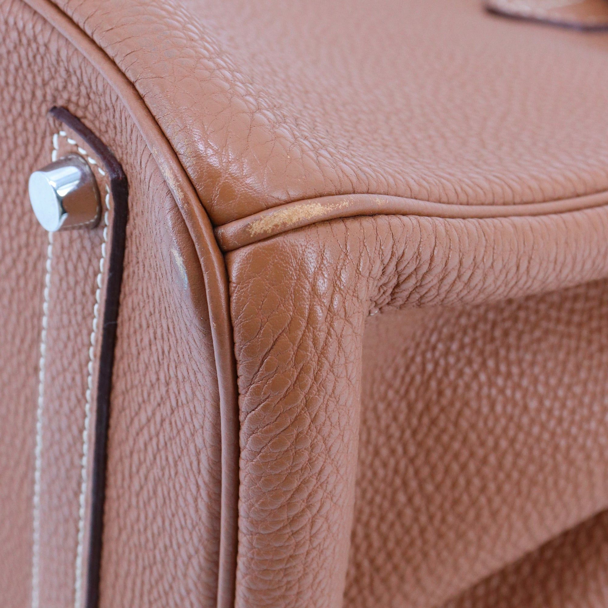 Hermes HERMÈS - Hermès Birkin 35 handbag in gold togo leather Size ONE SIZE - 11 Thumbnail