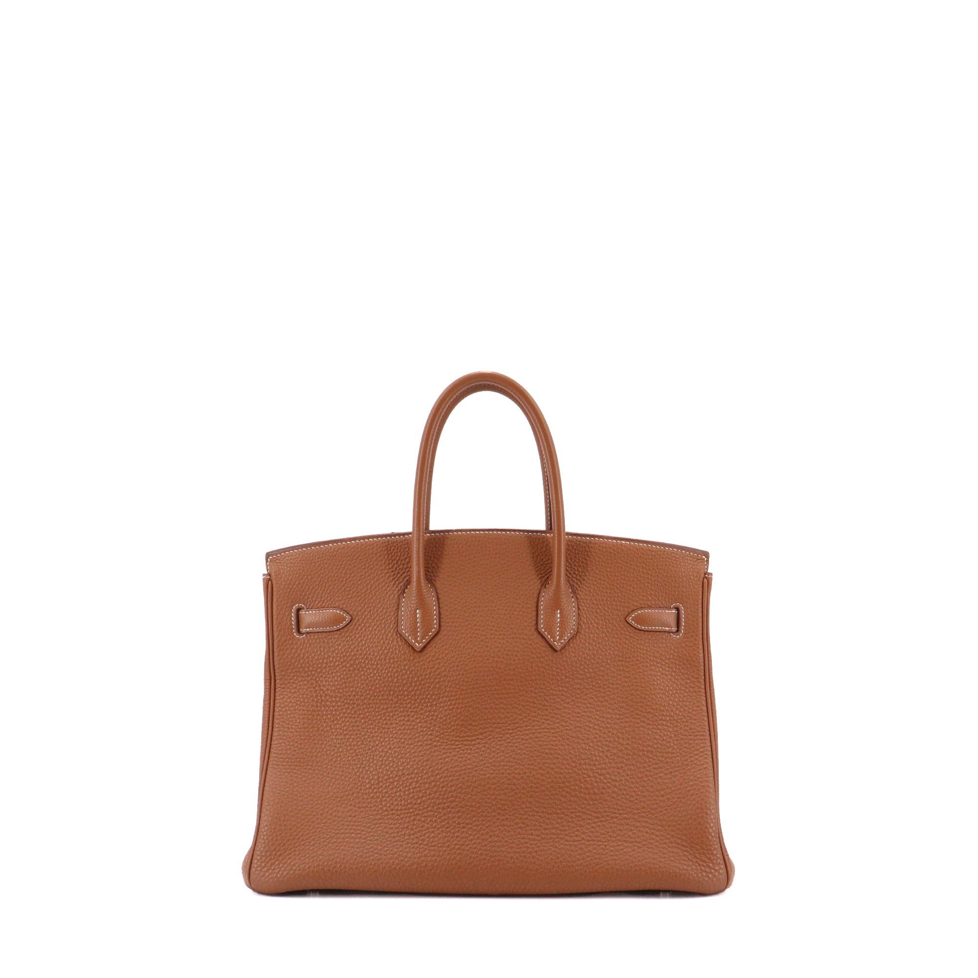 Hermes HERMÈS - Hermès Birkin 35 handbag in gold togo leather Size ONE SIZE - 3 Thumbnail