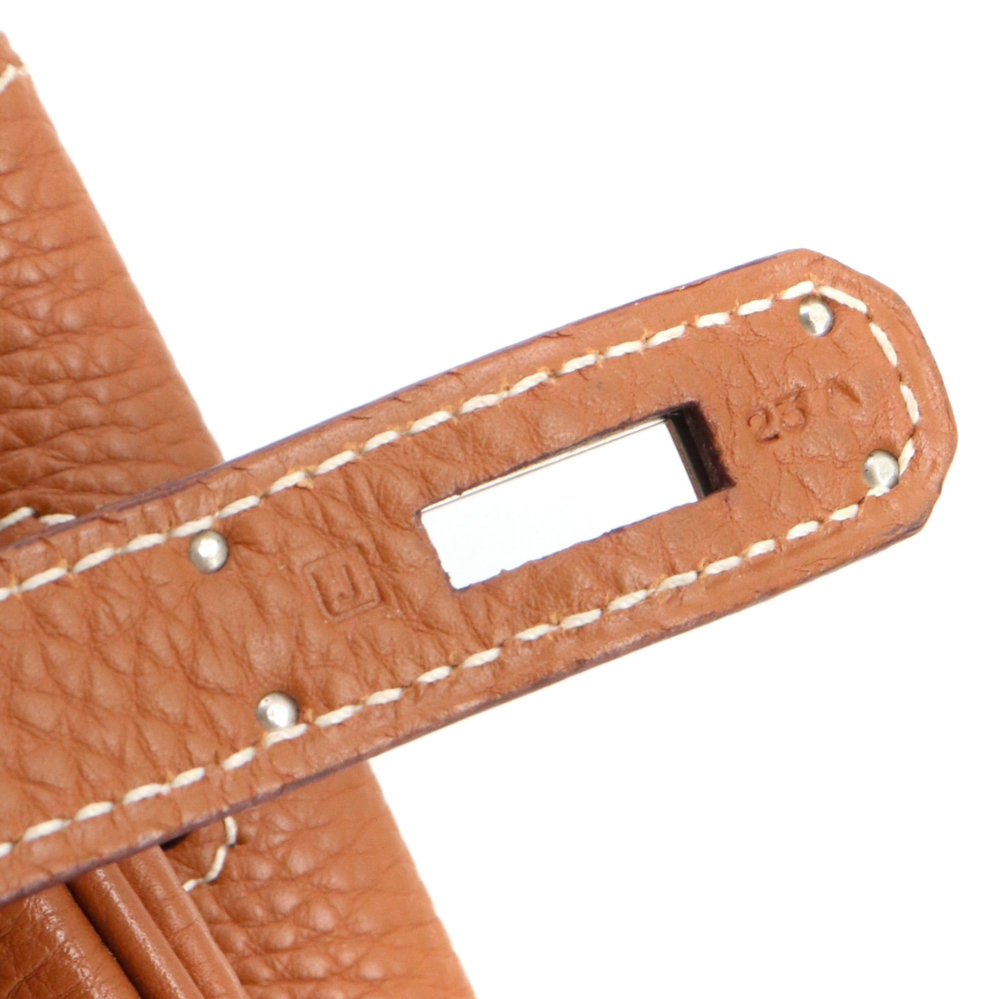 Hermes HERMÈS - Hermès Birkin 35 handbag in gold togo leather Size ONE SIZE - 10 Thumbnail