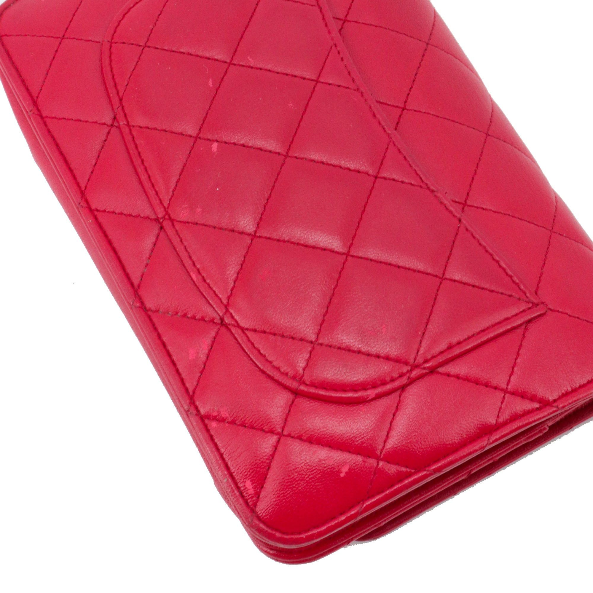 Chanel CHANEL - Chanel Wallet On Chain shoulder bag in red smooth leather Size ONE SIZE - 6 Thumbnail