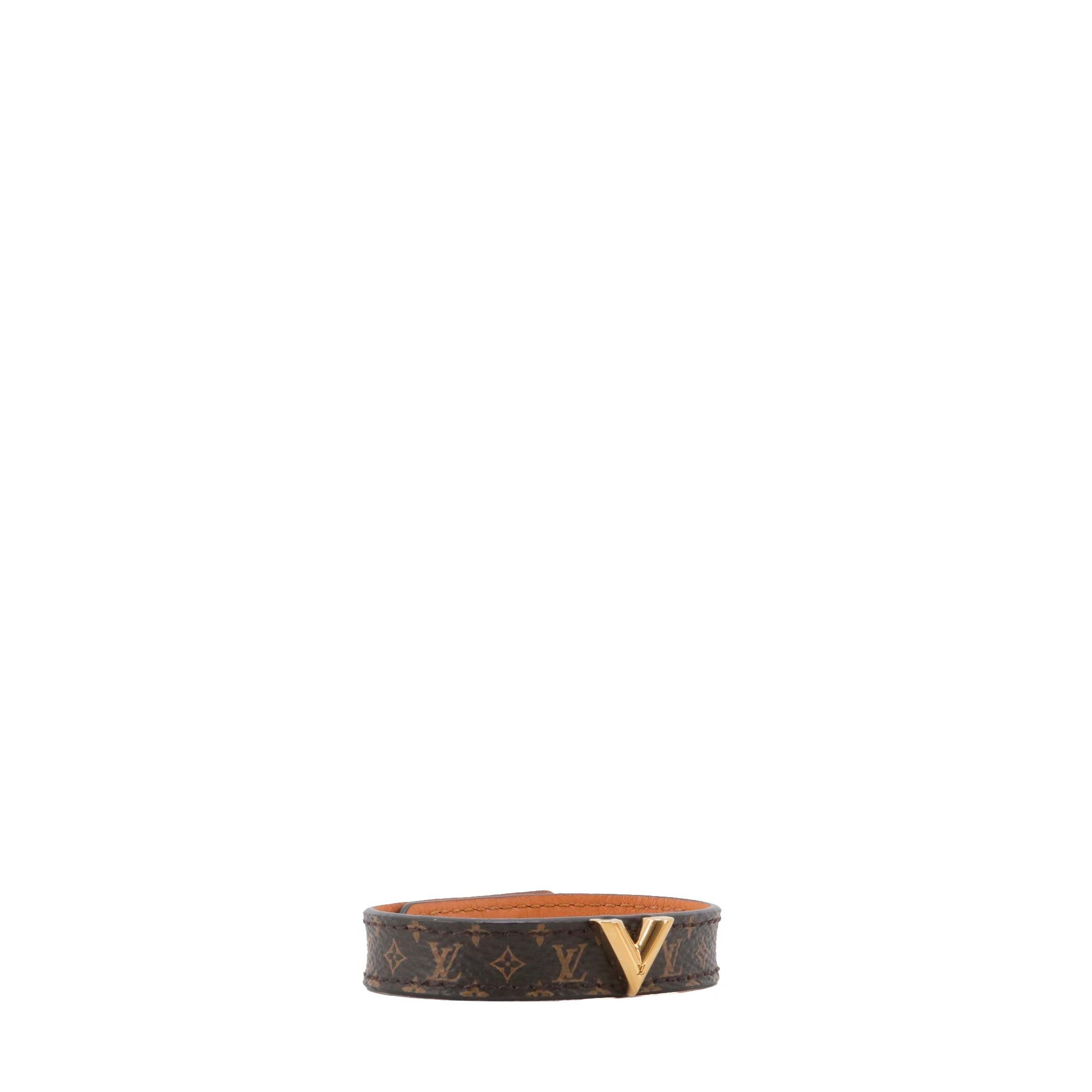 Louis Vuitton LOUIS VUITTON - Louis Vuitton Essential V bracelet in monogrammed canvas (T17) Size ONE SIZE - 2 Thumbnail