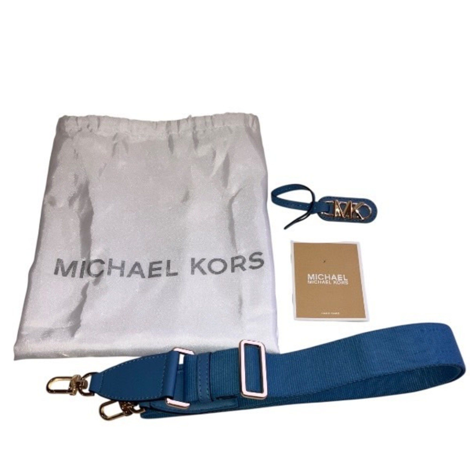 Michael Kors Michael Kors Blue Leather Bag Shoulder Handbag Women's Size ONE SIZE - 5 Thumbnail