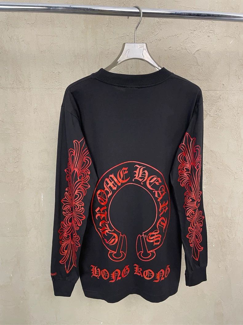 Chrome Hearts Chrome Hearts Black Long Sleeve T-Shirt Size US S / EU 44-46 / 1 - 2 Thumbnail