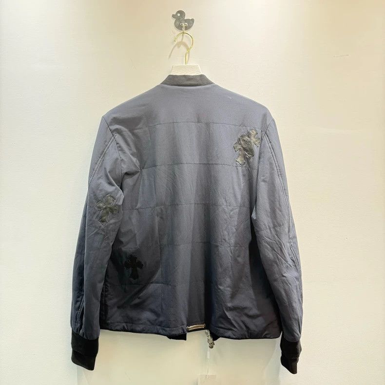 Chrome Hearts Black Leather Cross Jacket by Chrome Hearts Size US L / EU 52-54 / 3 - 8 Thumbnail