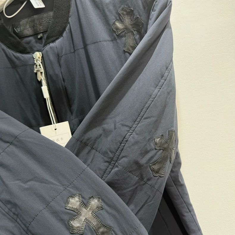 Chrome Hearts Black Leather Cross Jacket by Chrome Hearts Size US L / EU 52-54 / 3 - 2 Thumbnail