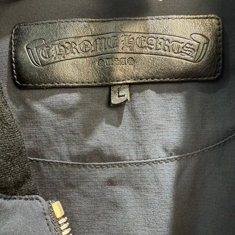 Chrome Hearts Black Leather Cross Jacket by Chrome Hearts Size US L / EU 52-54 / 3 - 4 Thumbnail