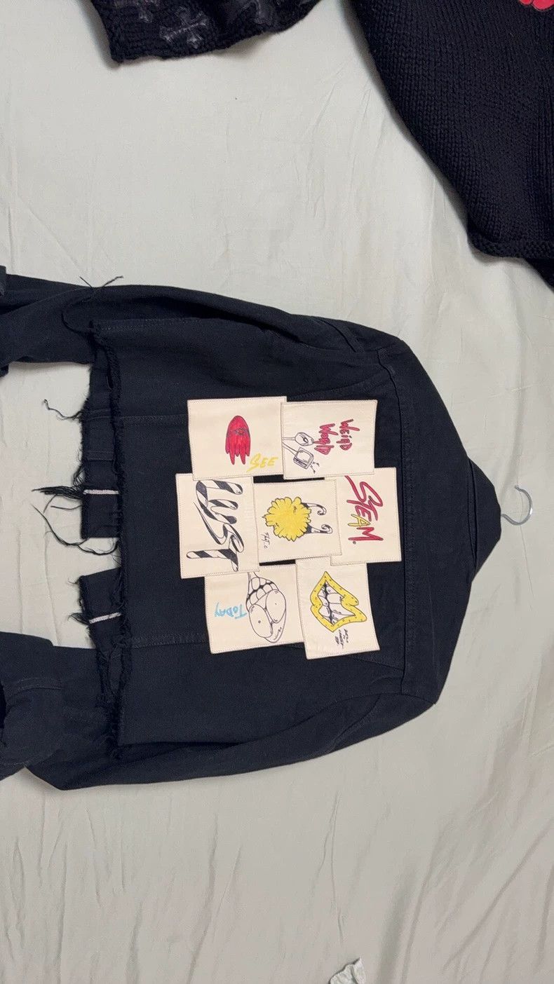 Chrome Hearts Black Denim Jacket with Lip Design Size US XS / EU 42 / 0 - 4 Thumbnail