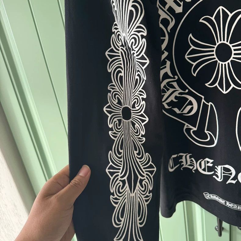 Chrome Hearts Chrome Hearts Black Long Sleeve T-Shirt Size US S / EU 44-46 / 1 - 9 Thumbnail