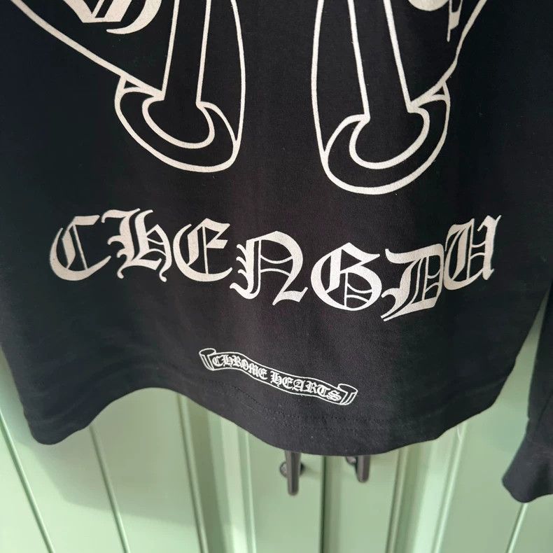 Chrome Hearts Chrome Hearts Black Long Sleeve T-Shirt Size US S / EU 44-46 / 1 - 7 Thumbnail