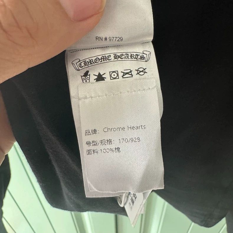 Chrome Hearts Chrome Hearts Black Long Sleeve T-Shirt Size US S / EU 44-46 / 1 - 4 Thumbnail