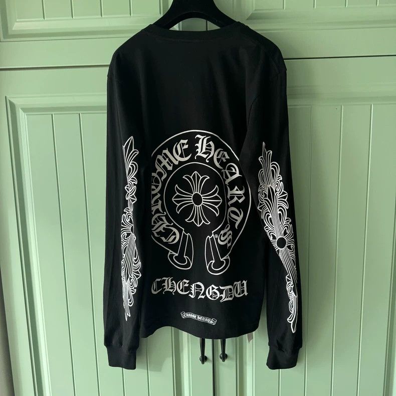 Chrome Hearts Chrome Hearts Black Long Sleeve T-Shirt Size US S / EU 44-46 / 1 - 2 Thumbnail