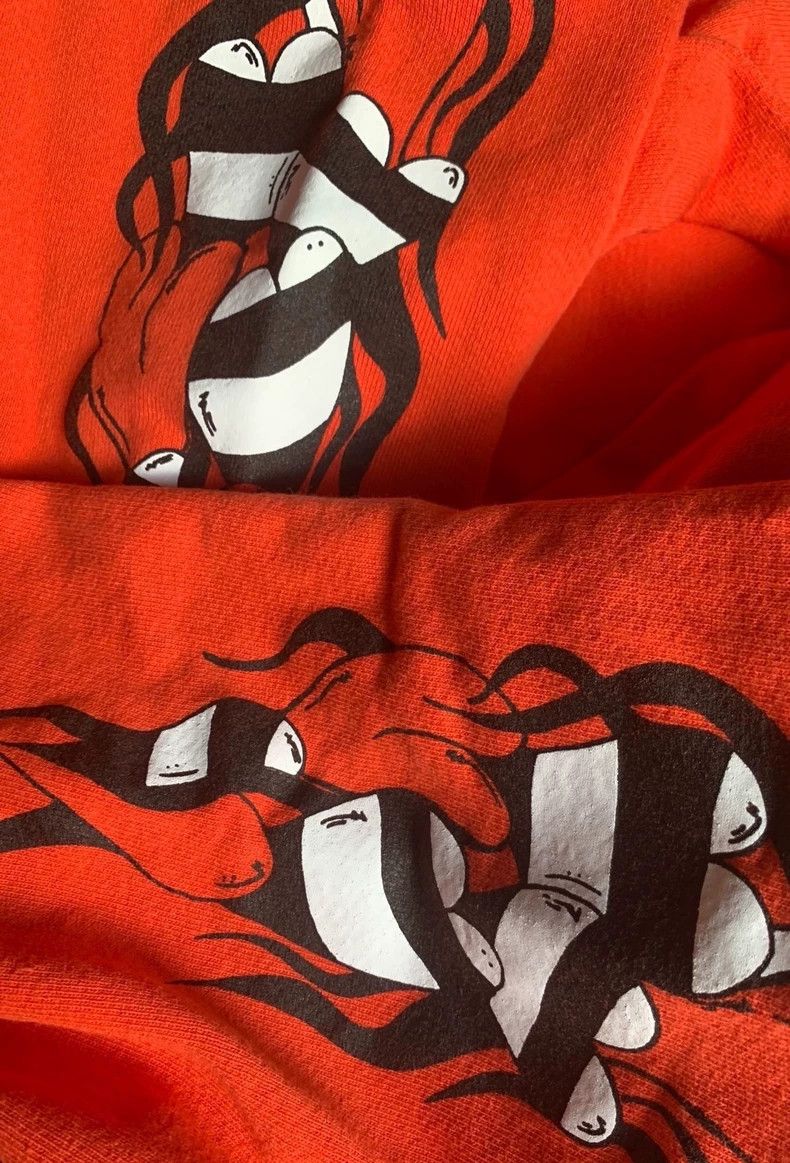 Chrome Hearts Chrome Hearts Red Hoodie with Flame Design Size US L / EU 52-54 / 3 - 6 Thumbnail