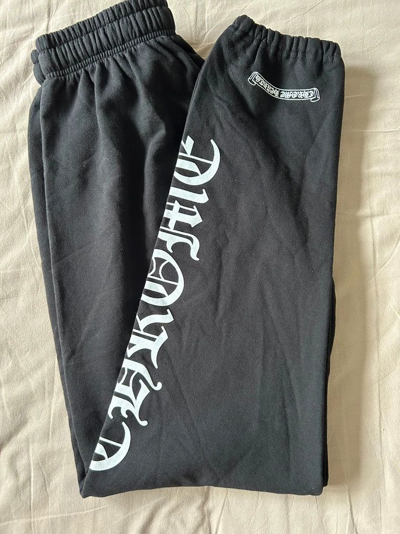 Chrome Hearts Chrome Hearts Black Letter Print Sweatpants Size US 32 / EU 48 - 2 Thumbnail