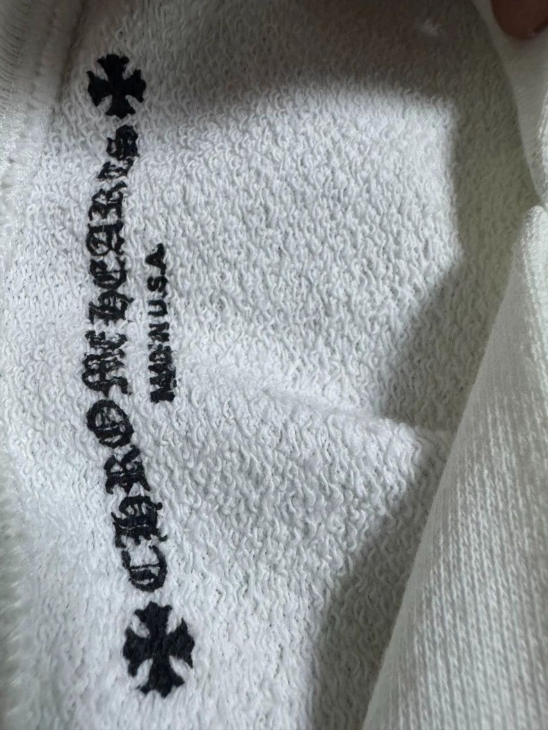 Chrome Hearts Chrome Hearts White Hoodie with Flag Prints Size US XL / EU 56 / 4 - 4 Thumbnail
