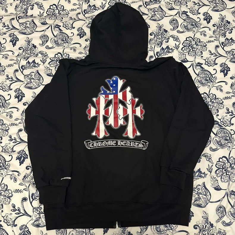Chrome Hearts Chrome Hearts Hooded Sweatshirt XXL Size US XXL / EU 58 / 5 - 2 Thumbnail