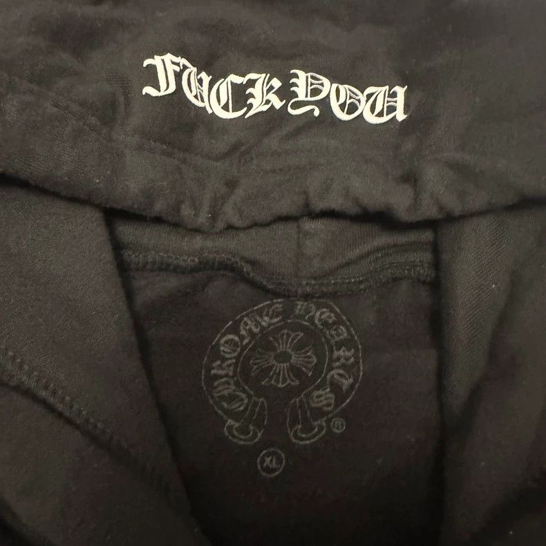 Chrome Hearts Chrome Hearts Black Hooded Sweatshirt XL Size US XL / EU 56 / 4 - 3 Thumbnail