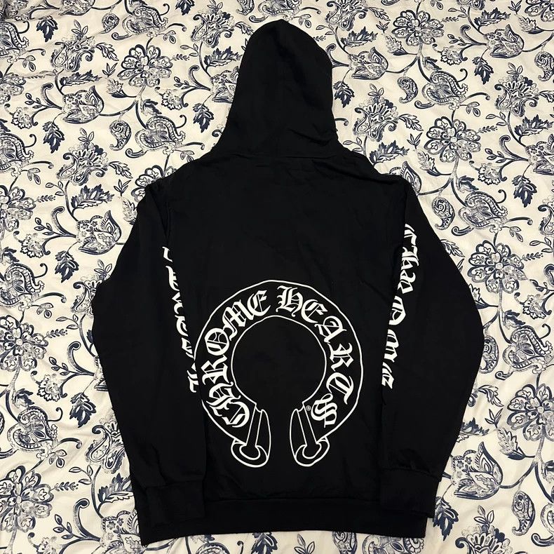 Chrome Hearts Chrome Hearts Black Hooded Sweatshirt XL Size US XL / EU 56 / 4 - 2 Thumbnail