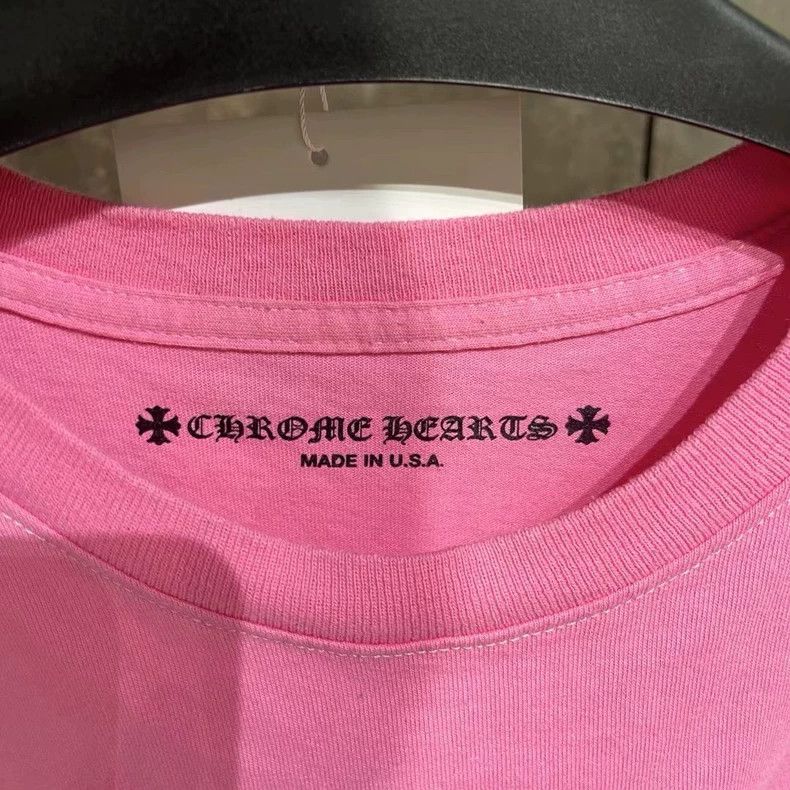 Chrome Hearts Chrome Hearts Pink Short Sleeve Shirt Size US M / EU 48-50 / 2 - 3 Thumbnail